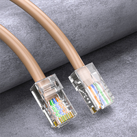Cable Ethernet CAT5 UTP OFC, Cable de red RJ45 FIuker aprobado, chaqueta de PVC, 305M/1000ft