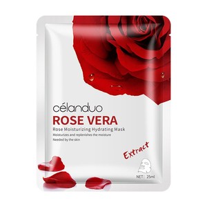 Celanduo 25Ml Bán Buôn Dâu Tây Dưa Chuột Giữ Ẩm Làm Mịn Shea Butter Rose Lựu Mật Ong Mặt Nạ Trên Khuôn Mặt - Product Image 2