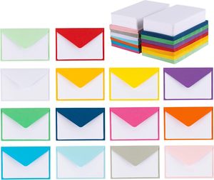 Tarjeta de Invitación Vintage de Papel Kraft Blanco de Moda, Tarjeta de Felicitación de Cumpleaños, Tarjeta de Agradecimiento, Impresión por Transferencia Térmica Personalizada, Rectangular - Product Image 1