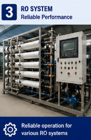 เมมเบรน BW4040 สำหรับน้ำกร่อย ระบบกรองน้ำแบบออสโมซิสผันกลับ สำหรับการบำบัดน้ำอุตสาหกรรม - Product Image 4
