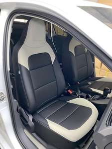 Fundas de Asiento de Coche de Cuero Mixto Personalizadas para la Fila Delantera y Trasera, 5 Asientos, para VW Golf, <span class=keywords><strong>Caddy</strong></span>, Passat B8, Transporter T5, Polo - Product Image 2