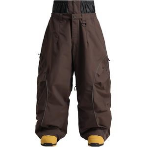 Pantalon de snowboard unisexe ample personnalisé, imperméable 20K, respirant 15K, vêtements de ski réfléchissants - Product Image 1