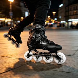 Patins à roulettes en fibre de carbone pour adultes, slalom professionnel, roues en PU, cadre CNC, chaussures de roller - Product Image 3