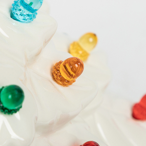 Co-Arts เครื่องเคลือบดินเผาประดิษฐ์สีขาวต้นคริสต์มาสเซรามิค arbol de Navidad ห้างสรรพสินค้าของตกแต่งโรงแรม - Product Image 6