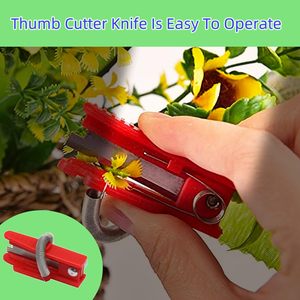 Couteau à pouce en aluminium et acier à haute teneur en carbone pour la récolte et la cueillette, outils de jardinage, d'agriculture et de verger, pour la coupe des légumes, Paidaxing 3 - Product Image 4