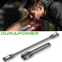 Lampe de travail LED d'urgence rechargeable à fixation magnétique détachable pour réparation automobile transfrontalière, universelle, noire/grise pour voiture