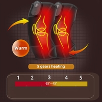 Masajeador de rodilla digital de tercera generación K3, 5 niveles de calor, 7 modos de masaje, calefacción de grafeno, tipo C magnético recargable