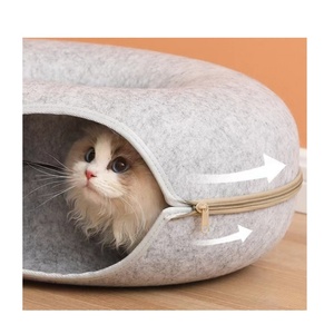 <span class=keywords><strong>Tunnel</strong></span> rimovibile per gatti con <span class=keywords><strong>Tunnel</strong></span> per gatti in feltro per animali domestici semichiuso <span class=keywords><strong>Tunnel</strong></span> per gatti lavabile semichiuso - Product Image 5