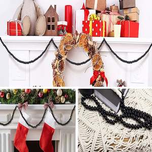 50Pcs 16mm Colored Wooden <b>Loose</b> Spacer <b>Beads</b> with 4mm Hole for Jewelry and Garlands Making Home Decoration - Product Image 5