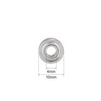 Bantalan Bola Miniatur Presisi Tinggi SMR104ZZ Baja Tahan Karat 4x10x4mm untuk Printer 3D Mesin CNC Alat Presisi