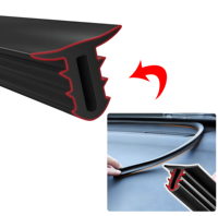 Bande d'isolation acoustique pour pare-brise de voiture, bande d'étanchéité en caoutchouc en forme de T pour console centrale et tableau de bord