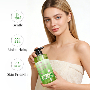 MOKERU Gel Douche Purifiant et Rafraîchissant à l'Huile d'Arbre à Thé Naturelle, Antiseptique Naturel, Nettoyage en Profondeur 500ml - Offre Spéciale - Product Image 3