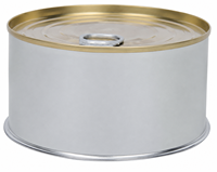 Prix de gros usine 250ml 300ml 400ml 500ml Boîte de conserve ronde vide en fer blanc de qualité alimentaire en 3 parties pour thon, bœuf, sardines, viande