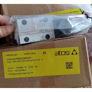 วาล์วควบคุมทิศทางแบบสัดส่วน Atos รุ่น Dhzo A 051 L3 20 วาล์วไฮดรอลิกแบบแม่เหล็กไฟฟ้าสำหรับสื่อกรดอ่อนและด่าง - Product Image 1