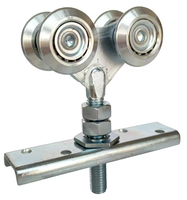 Rouleau de porte coulissante à 4 roues en acier inoxydable de haute qualité, résistant à la rouille, robuste et silencieux, à prix compétitif RF
