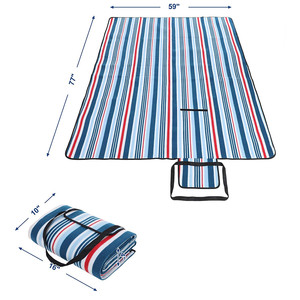 <span class=keywords><strong>Película</strong></span> de aluminio y forro polar de poliéster, estera de <span class=keywords><strong>Picnic</strong></span> laminada de doble capa, último diseño - Product Image 5