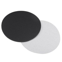 Disque abrasif en carbure de silicium noir 100 mm OEM OBM pour le ponçage de surface, disques de ponçage à crochets et boucles pour le verre