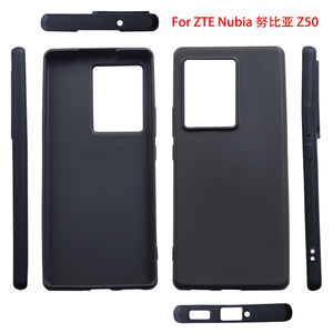 Funda Impermeable Económica de Color Negro Mate para <span class=keywords><strong>ZTE</strong></span> Note 40X 5G 40 Pro Plus Hot 50 4G Pro+ A7S 2020, Funda Protectora de Silicona TPU Suave para Teléfono Móvil - Product Image 2