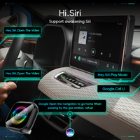 Adaptador Inalámbrico Carplay Plug & Play, USB Mirror Link, Dongle Portátil para Auto
