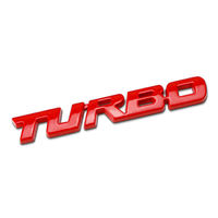Nouveau Badge de Voiture 3D Moderne en Métal, Autocollant Logo Turbo, Emblème de Carrosserie, Autocollant Personnalisé Découpé sur Mesure en Acier Plaqué, Fer, Zinc, Modèle Souvenir