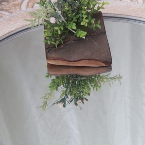 PARISLOFT Round <b>Wood</b> <b>Mirror</b> with Carved <b>Frame</b>, Rustic <b>Large</b> Wall <b>Mirror</b>, Decorative <b>Mirrors</b> for Wall Decor, Living Room, Bedroom - Product Image 2