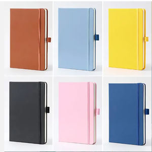 Venta al por mayor fabricante <span class=keywords><strong>profesional</strong></span> personalizado A5 Pu cuero impresión Tapa dura diarios Logo planificadores cuaderno de notas cuaderno escolar - Product Image 6