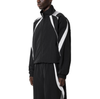 Ensemble de survêtements sportifs pour hommes, veste coupe-vent softshell personnalisée pour l'extérieur, imperméable, respirante, séchage rapide, randonnée, sport