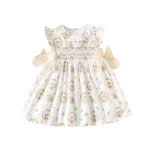 Летнее детское платье с рукавами-флаттером - Product Image 1