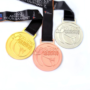 Produttori di Medaglie all'Ingrosso Medaglia Premio in Metallo 3D Oro Argento Bronzo per Corsa Sportiva Medaglia Personalizzata per Taekwondo - Product Image 5