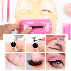 Kits de Extensiones de Pestañas Postizas al por Mayor, Marca Privada Profesional, Herramientas de Entrenamiento para Injerto de Pestañas Individuales - Product Image 5