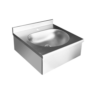 Fregadero de Cocina de Acero Inoxidable de 50x50x20.5 cm con Tanque Semiesférico - Product Image 1