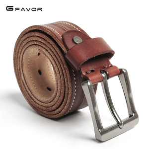 Custom Handmade Cowhide Vintage <strong>Men</strong> Adjustable Buckles Full Grain Real <strong>Leather</strong> <strong>Belt</strong> Genuine <strong>Leather</strong> <strong>Belts</strong> for <strong>Men</strong> - Product Image 3