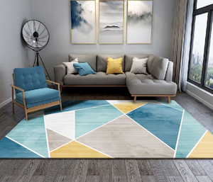 Thảm Trừu Tượng Đơn Giản Bên Cạnh Thảm Khu Vực Lớn Thảm Chống Trượt Thiết Kế Thảm Phòng Khách 3d Dễ Thương Màu Hồng Được In - Product Image 4