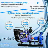 Pompe à eau centrifuge 6 pouces grande capacité à aspiration axiale pour le drainage des zones inondées urbaines