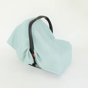 Manta de Bebé de Algodón Orgánico 100% Textil para Bebé al por Mayor, Manta de Bebé de Gofre Colorida para Recién Nacido, Envoltura para Bebé de 100*120 CM/39.5*47.5 Pulgadas - Product Image 3