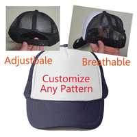 Casquette de baseball avec drapeau d'Haïti, personnalisable avec n'importe quel motif, drapeau d'Haïti sur casquette de camionneur