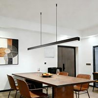 Luminaire suspendu noir à piles rechargeable avec télécommande, 9 couleurs, lumière de plafond sans fil à intensité variable