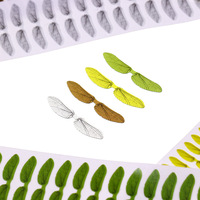 TG S-XXL Multi Tailles Ailes de Moustique Artificielles Transparentes en Film Fin pour la Fabrication de Leurres DIY
