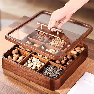 Nhà Máy Tùy Chỉnh Gỗ Tự Nhiên Tre Trái Cây Sấy Khô Hộp Hiện Đại Lưu Trữ Sang Trọng Trường Hợp Với Thiết Kế Đa Chức Năng <span class=keywords><strong>Acrylic</strong></span> Rõ Ràng Bìa - Product Image 6