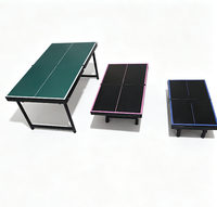 Table de ping-pong portable pliable de petite taille, mini, pour la maison, pour les enfants, pour la salle de jeux, en MDF haute densité
