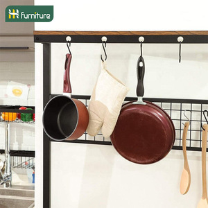 <b>Kitchen</b> storage <b>rack</b>, multi-tiered <b>kitchen</b> storage <b>rack</b>, floor-standing multi-layered multi-functional cookware <b>rack</b>, microwave - Product Image 3