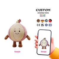 Jouets en peluche personnalisés en forme de légumes avec rembourrage en coton PP, taille 11-30 cm, unisexe, cadeau pour fêtes et événements - Direct usine