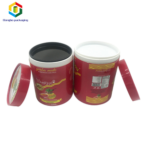 De grado de alimentos cartón ronda tubo de papel caja de embalaje de café de tubo para alimentos - Product Image 5