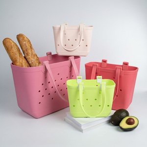 กระเป๋าโท้ท EVA ลายโลโก้สั่งทำ รุ่นใหม่ล่าสุด กระเป๋า EVA แบบโปร่ง  กระเป๋า EVA ขนาดใหญ่ กันน้ำ สำหรับไปทะเล  รับทำโลโก้ตามสั่ง - Product Image 3