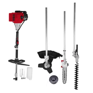 VERTAK Vde multi function portable garden tools 4 in 1 sets kit 2 stroke Brush Cutter grass trimmer cutting machine