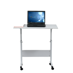 Bureau portable <span class=keywords><strong>pour</strong></span> ordinateur portable, réglable en hauteur, avec roulettes <span class=keywords><strong>pour</strong></span> une mobilité aisée - Product Image 1