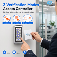 Contrôleur d'accès autonome par clavier métallique pour intérieur, carte RFID 125KHz et mot de passe, système de sécurité d'entrée de porte, vente en gros d'usine avec OEM