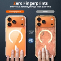 Coques de téléphone magnétiques, épaisseur 1,5 mm, anti-rayures, transparentes comme du cristal, pour iPhone 17 Pro Max 16 15 14 13 12 11