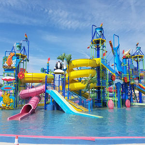 معدات حديقة مائية منزلق مائي من الفيبرجلاس للبيع - Product Image 6