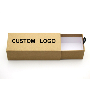 Custom Logo Popular Kraft Paper Glasses Sunglasses Packaging Box with PU Leather Eyeglasses <strong>Case</strong>&amp; Cloth - Product Image 4